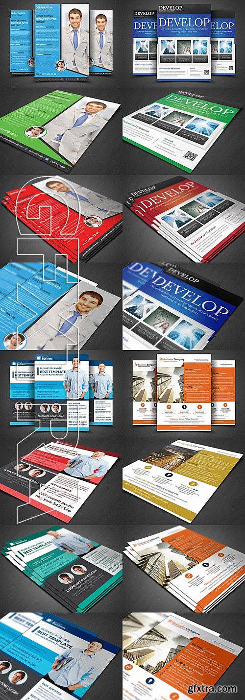 CM - Corporate Business Flyers Bundle 334134