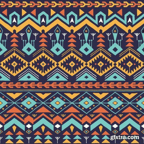 Tribal & Ethnic Ornaments 6 - 12x EPS