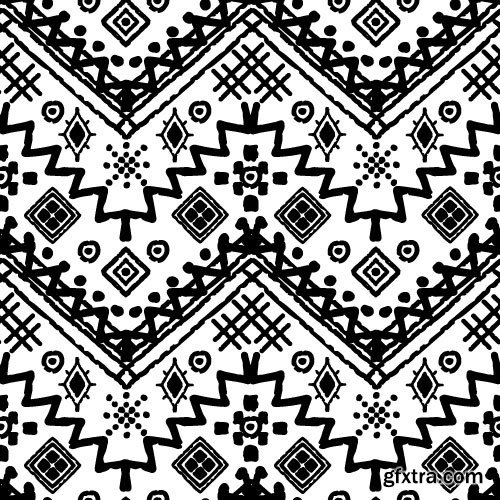 Tribal & Ethnic Ornaments 6 - 12x EPS