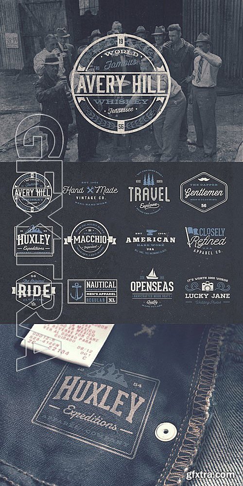 CM - Minimal Vintage Badges & Logos Vol1 401382