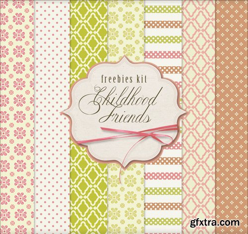 Ornamental Background Textures - Childhood Friends