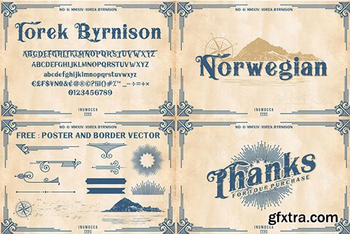 Creativemarket 5 Typeface Vintage Bundle 462809