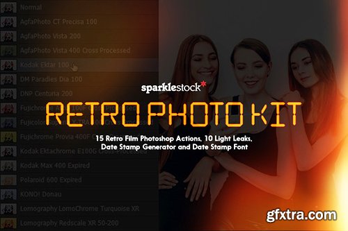 Creativemarket Retro Photo Kit 456364