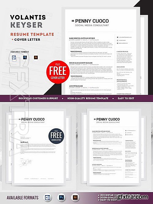 CM - Resume Template Volantis Keyser 463231