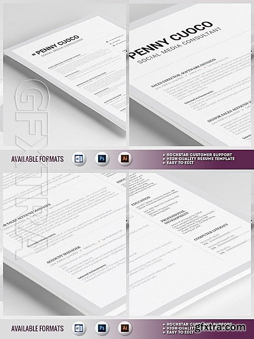 CM - Resume Template Volantis Keyser 463231