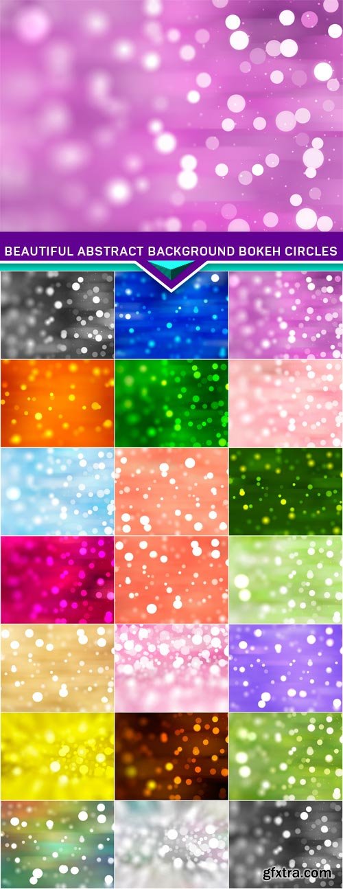 Beautiful abstract background bokeh circles 21x JPEG