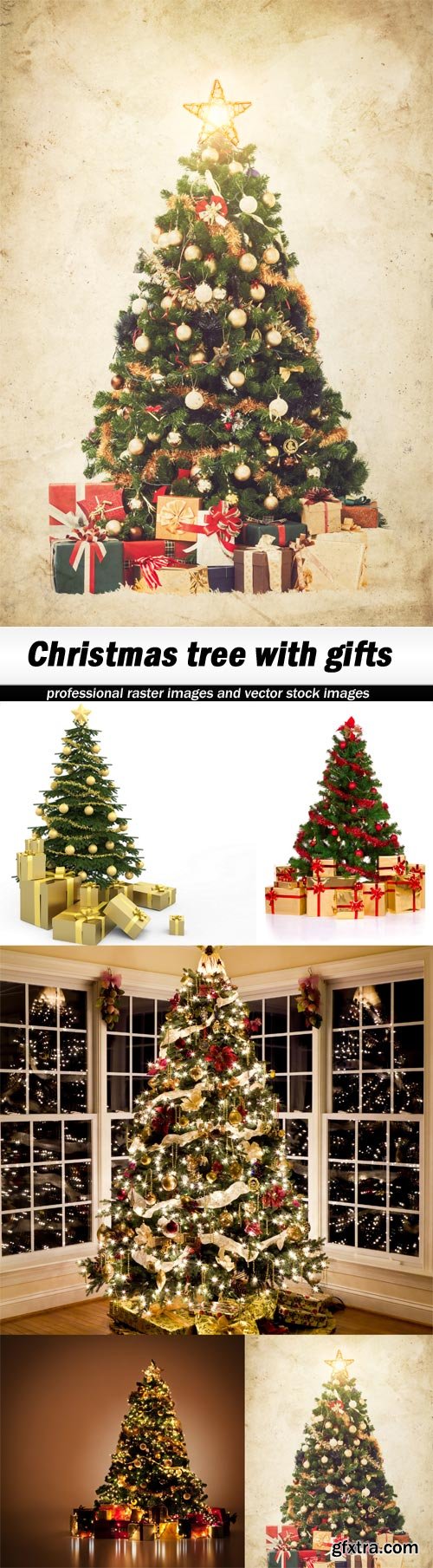 Christmas tree with gifts