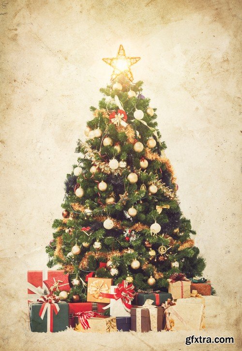 Christmas tree with gifts