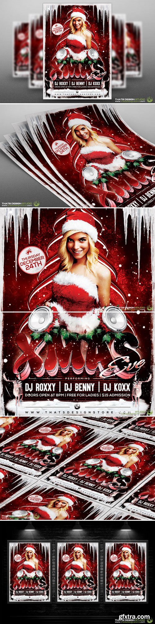 CM - Christmas Eve Flyer Template V1 89882