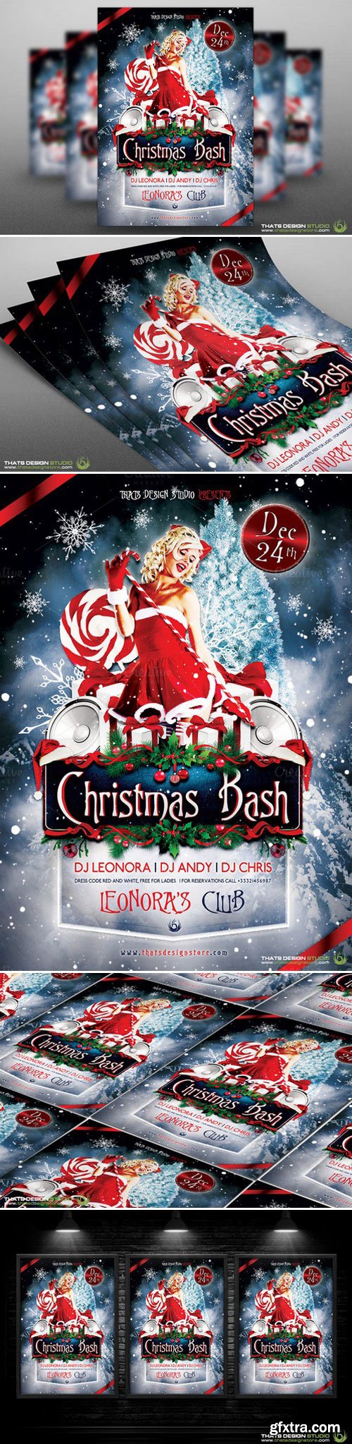 CM - Christmas Bash Flyer Template V1 92527