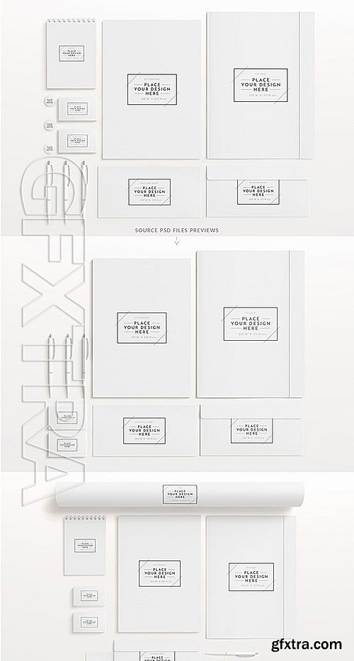 CM - Stationery Branding Mockups set 405629