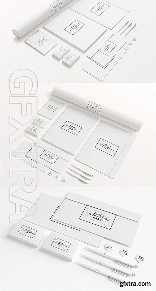 CM - Stationery Branding Mockups set 405629