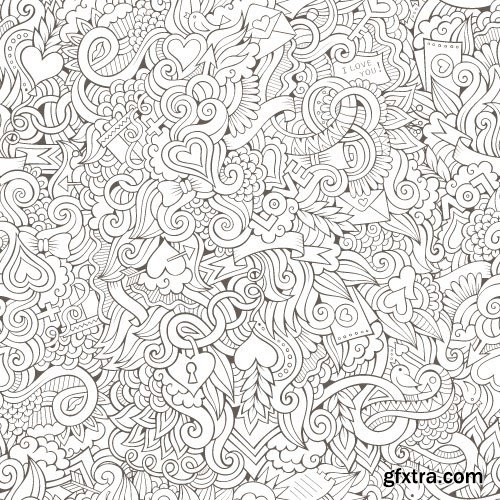 Abstract Decorative Pattern & Background, 45x EPS