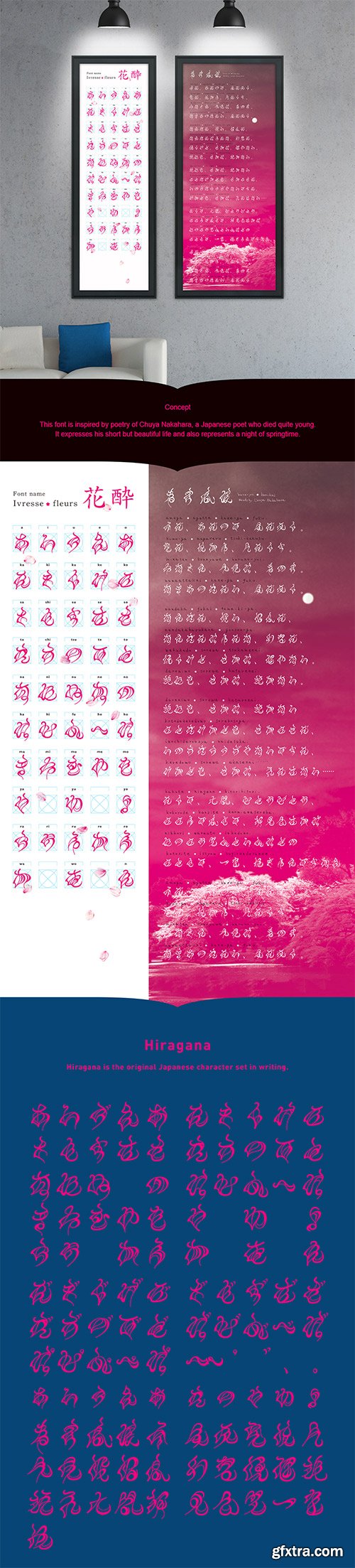 Ivresse fleurs Font