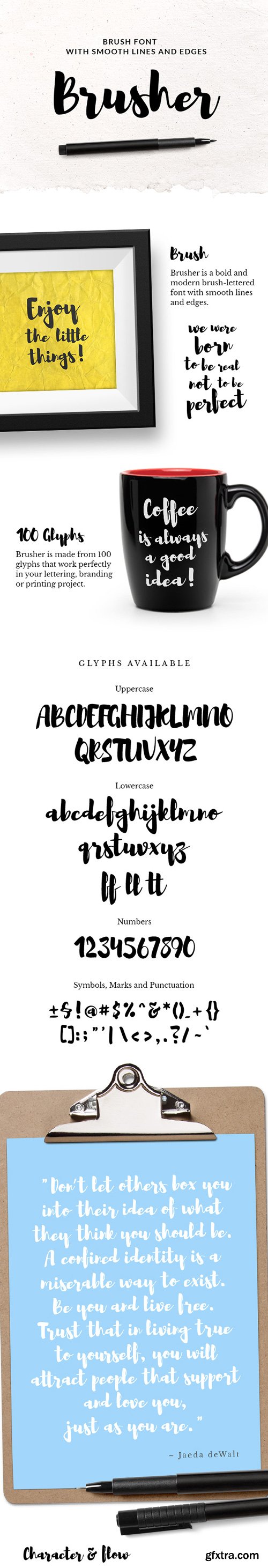 Brusher Font