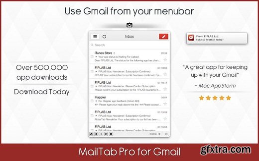 MailTab Pro for Gmail 7.6 (Mac OS X)