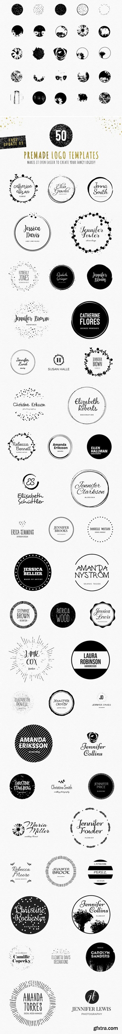 CM - Feminine Logo Creator Circle Edition 395805