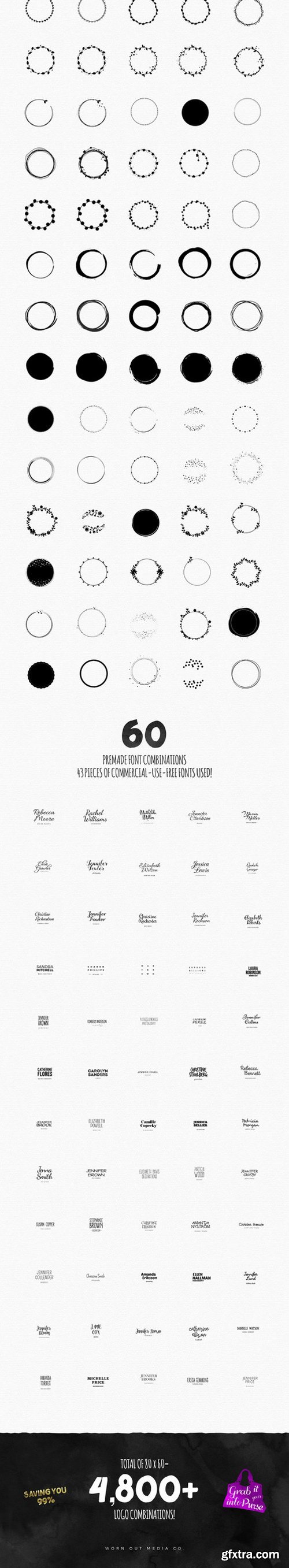 CM - Feminine Logo Creator Circle Edition 395805