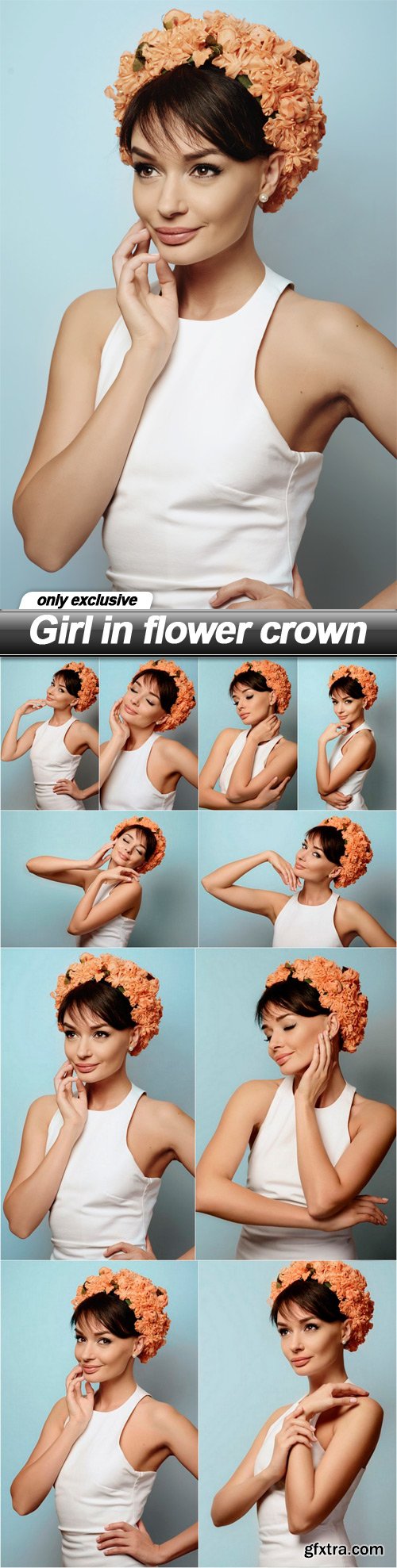 Girl in flower crown - 10 UHQ JPEG