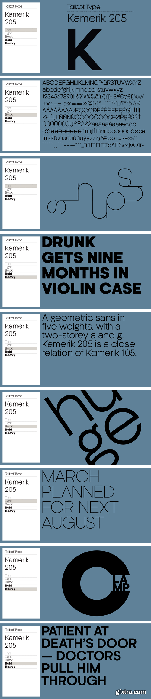 Kamerik 205 Font Family