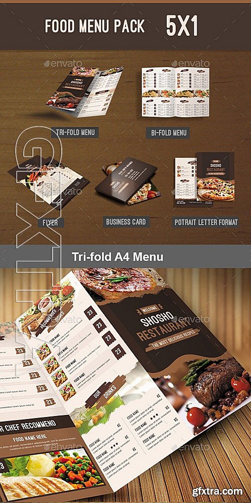 GraphicRiver - Food Menu Pack 12005905