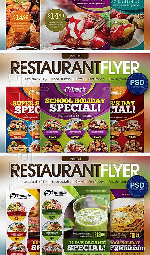 GraphicRiver - Restaurant Flyer Bundle 12050186