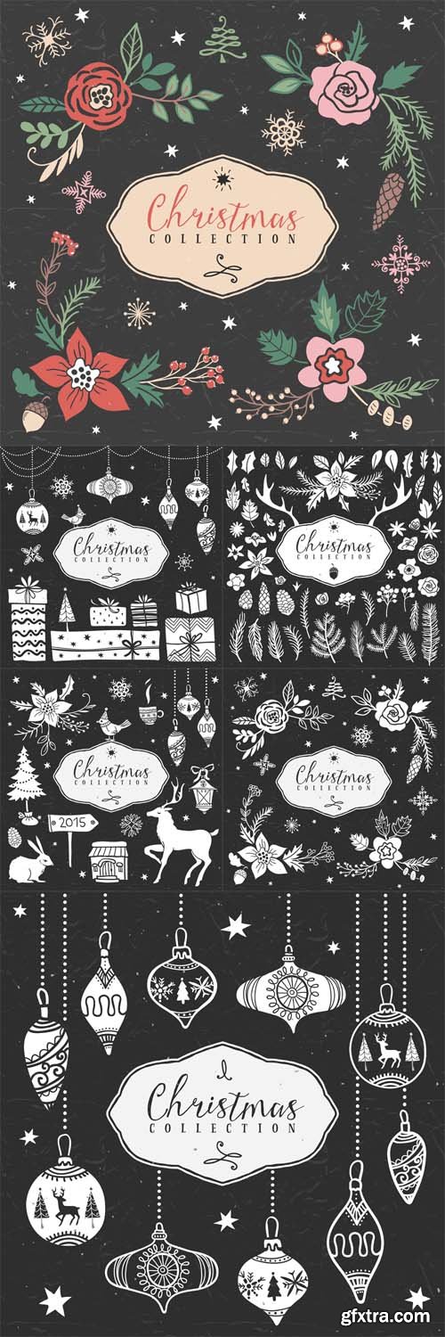 Christmas Collection Design Elements v2