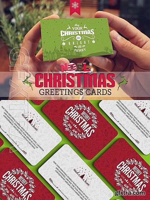 CM - Christmas Greeting Cards x5 388614