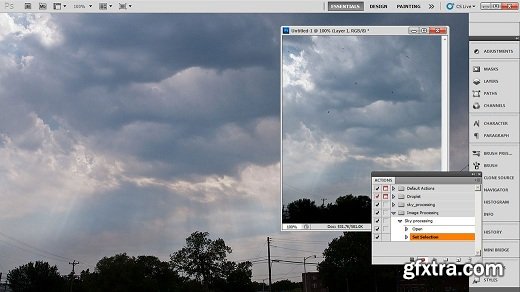 Processing Multiple Images Using Actions in Photoshop