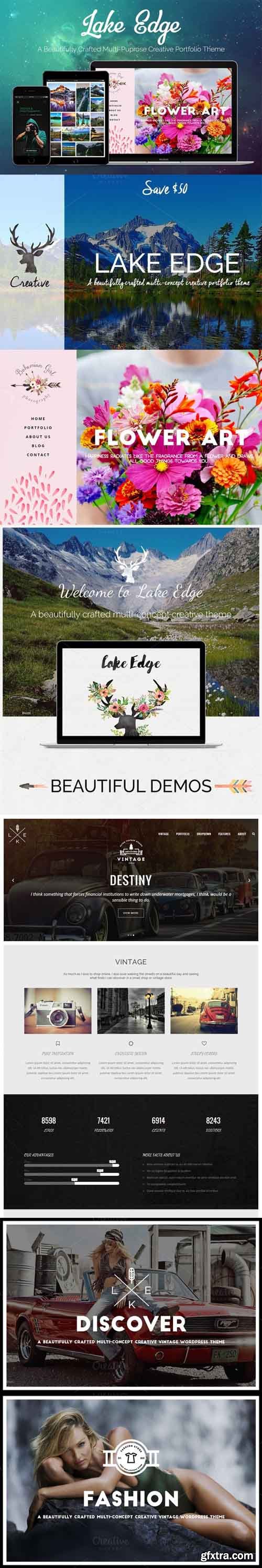 CM - LAKE EDGE | Creative Portfolio Theme 326435