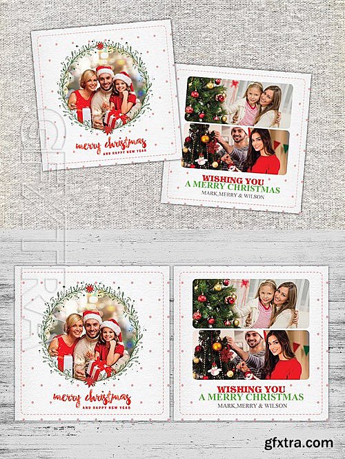 CM - Christmas Holiday Card Template 464705