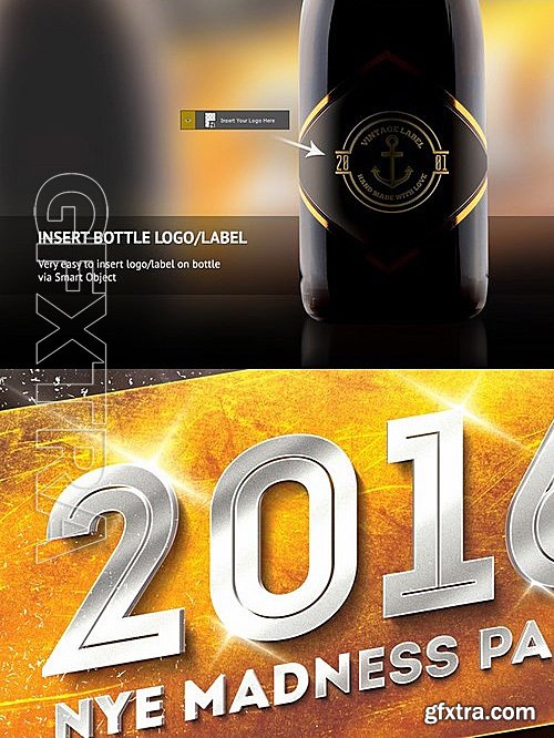 CM - 2016 New Years Eve Flyer Template 464580