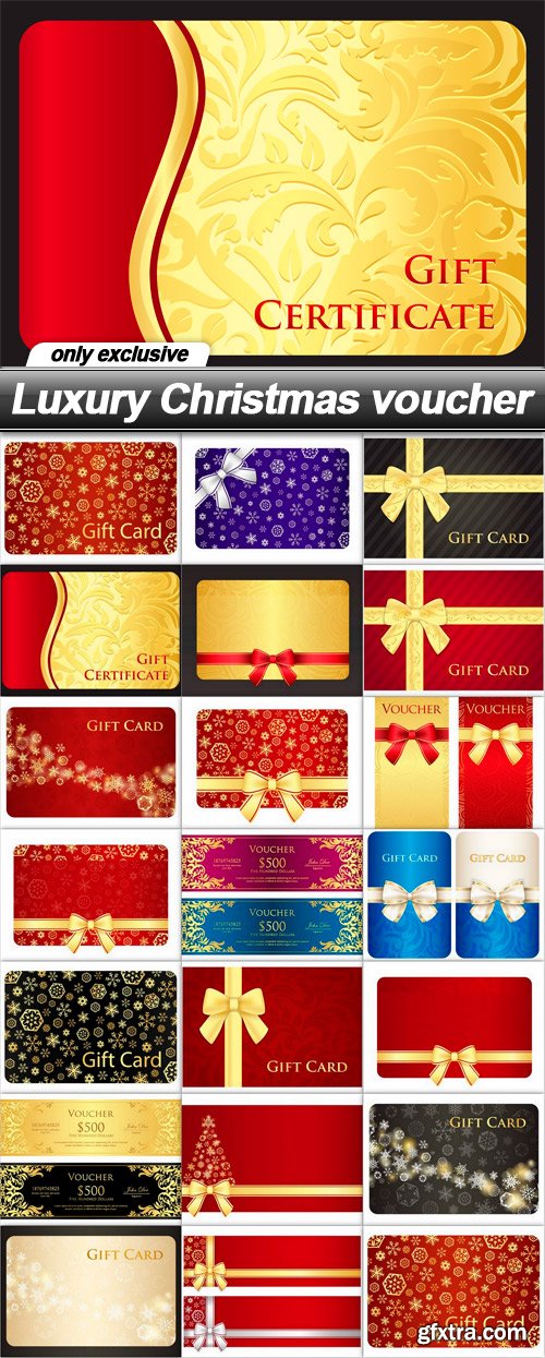 Luxury Christmas voucher - 20 EPS