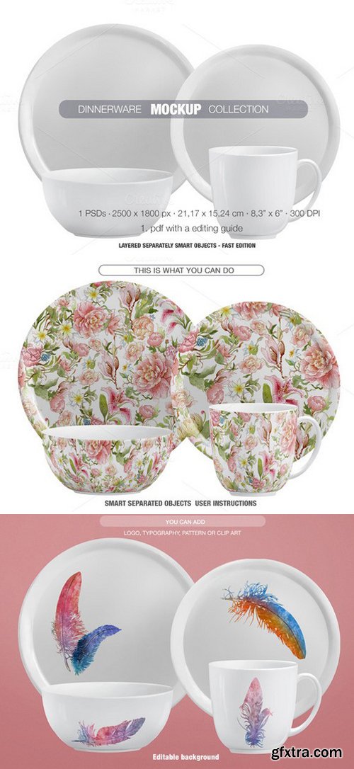 CM - Dinnerware Mockup Collection 302326