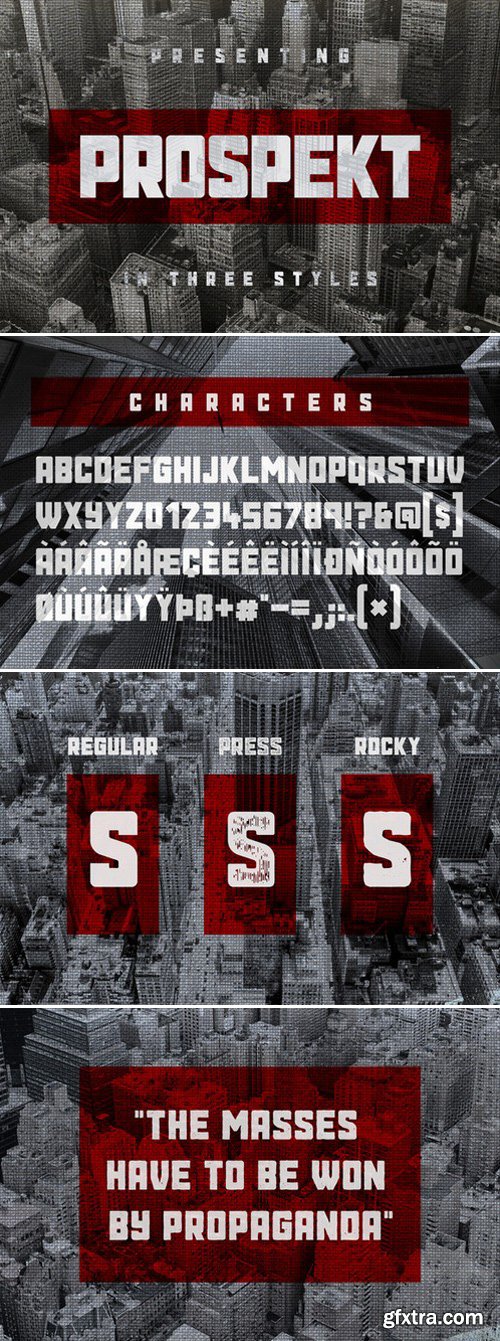 CM - Prospekt Typeface 465361