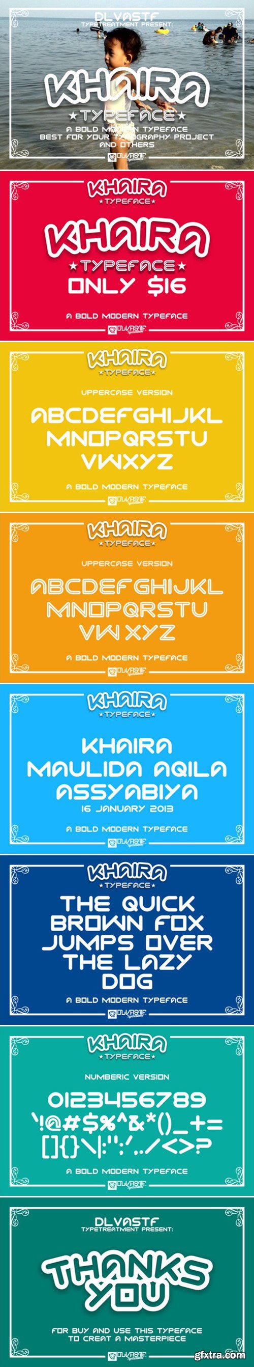 CM - KHAIRA Typeface 462174