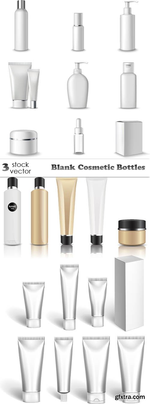 Vectors - Blank Cosmetic Bottles