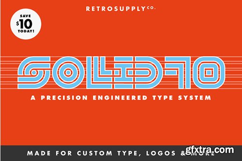 Creativemarket RetroSupply Font Pack 465423