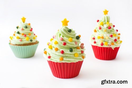 Christmas cupcake