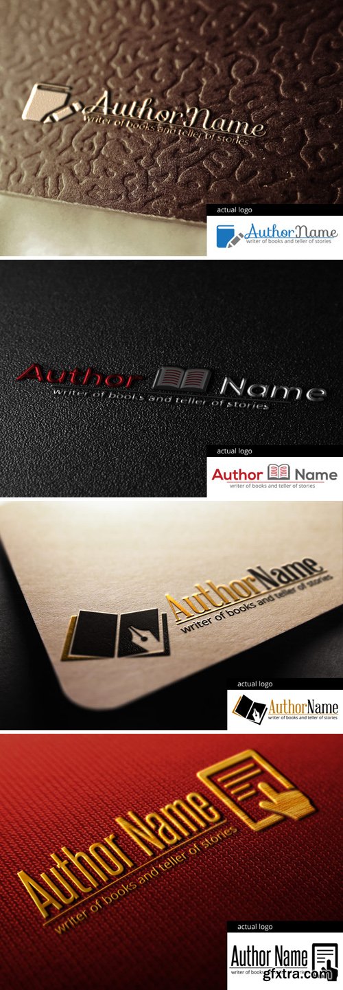 Author Logo - PSD & Vector Templates, part 1