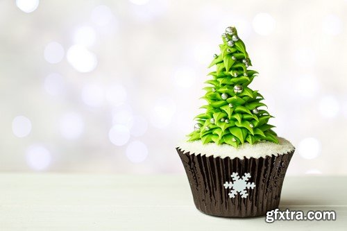 Christmas cupcake