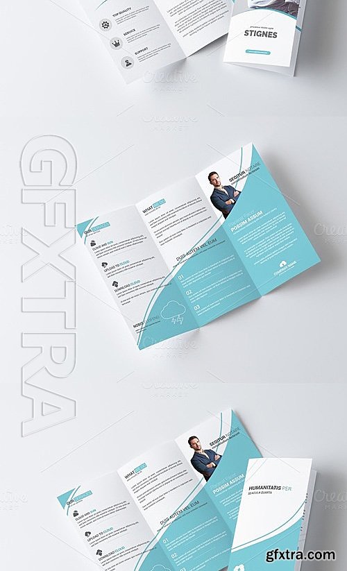 CM - Business Tri Fold Brochure Bundle 465442