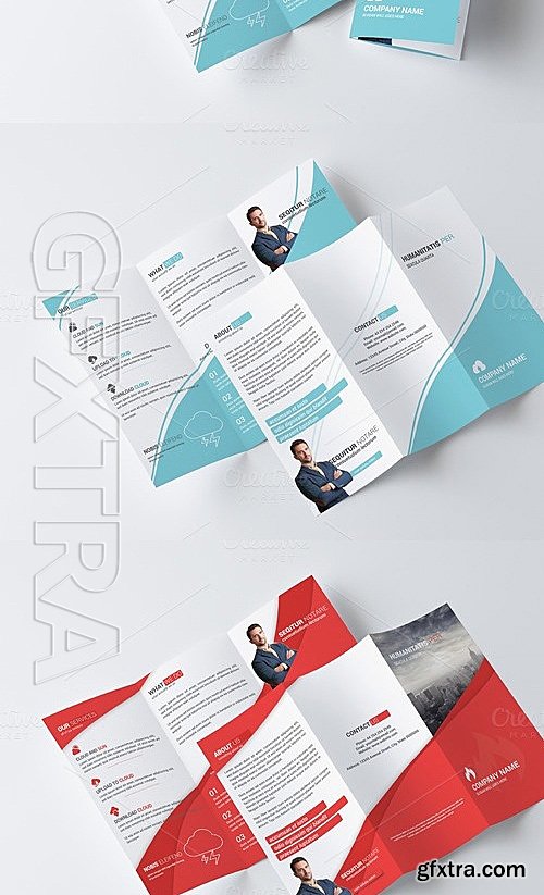 CM - Business Tri Fold Brochure Bundle 465442
