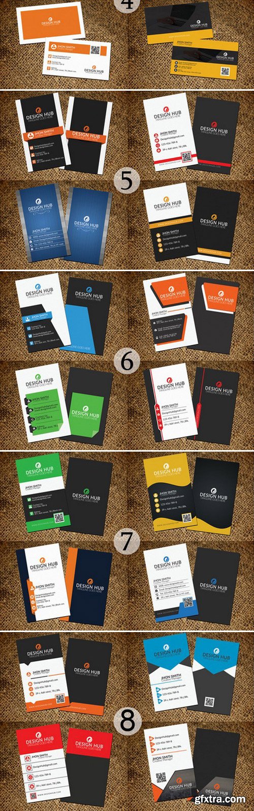 CM - 32 Stylish Business cards Bundle 462347