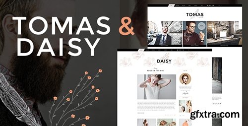 ThemeForest - Tomas & Daisy v1.0 - A Stylish Blog for Him & Her - 13286072