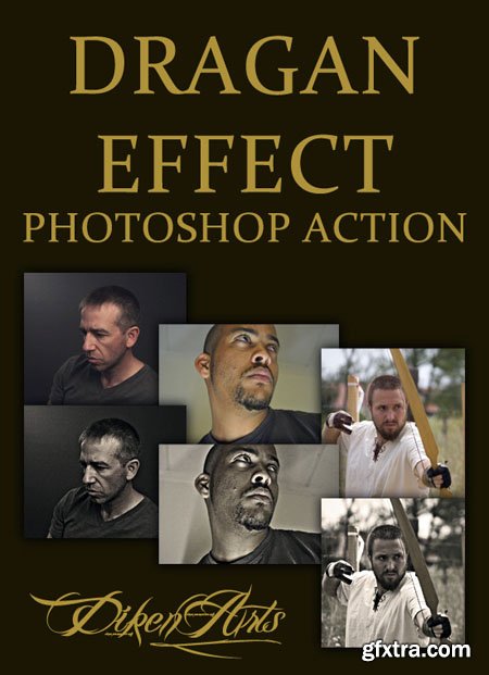 Dragan Effect Action for Photoshop