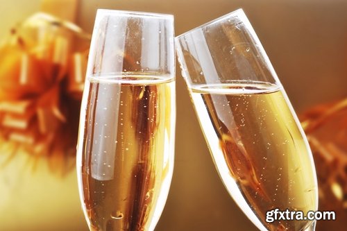 Collection of beverage alcohol celebration champagne christmas new year 25 HQ Jpeg