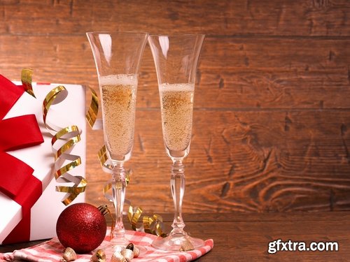 Collection of beverage alcohol celebration champagne christmas new year 25 HQ Jpeg