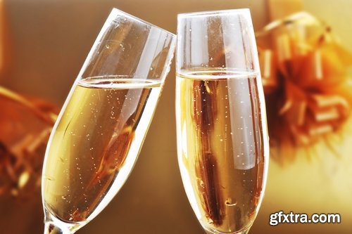 Collection of beverage alcohol celebration champagne christmas new year 25 HQ Jpeg