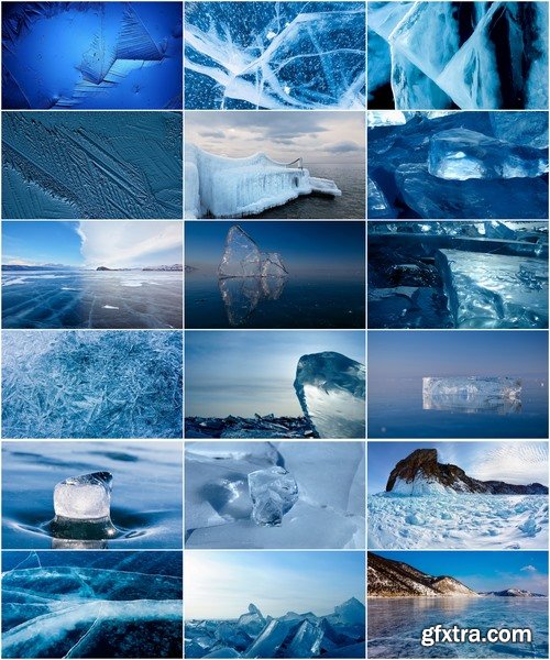 Collection of a background nature landscape winter ice frozen river 25 HQ Jpeg